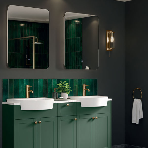 Tabo Glow Back-Lit LED Mirror 600 x 1200mm