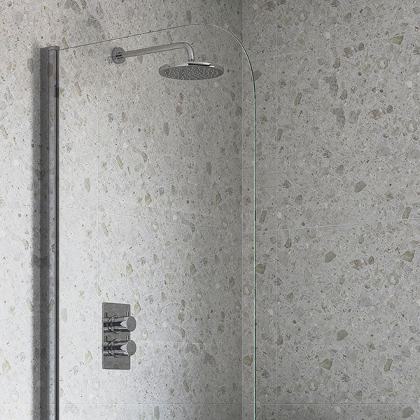 Tabo Single Curved Edge Bath Screen