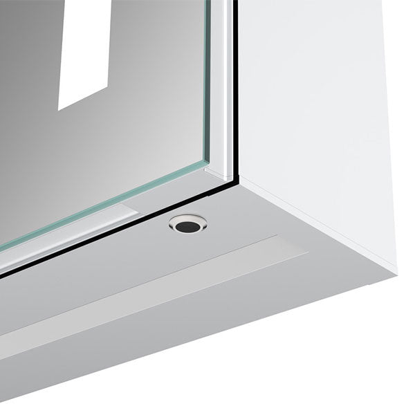 Tabo Pure 1 Door Front-Lit Mirror Cabinet 700 x 500mm (underside)