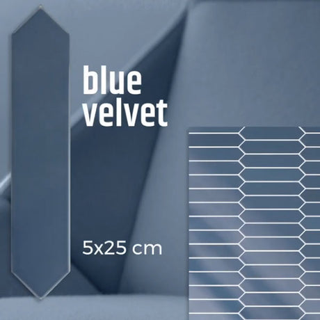 Arrow Blue Velvet Tiles