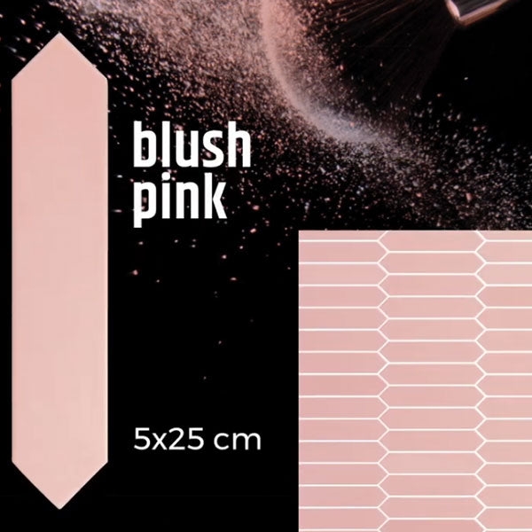 Arrow Blush Pink Tiles