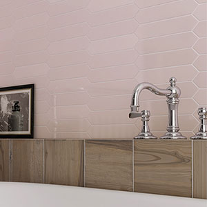 Arrow Blush Pink Tiles