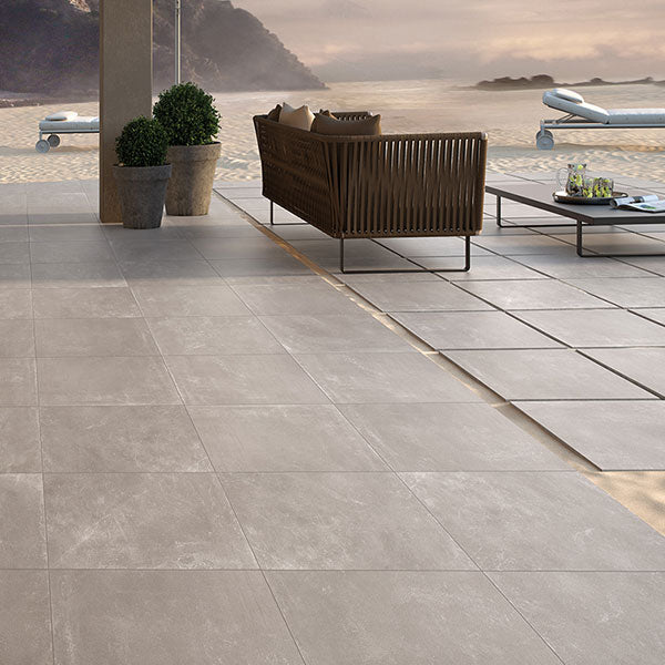 Assen Grey Rectified Outdoor Tiles 60 x 60cm
