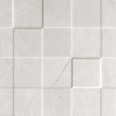 Azulev Delice Rubik Blanco Brillo Tiles (detail)