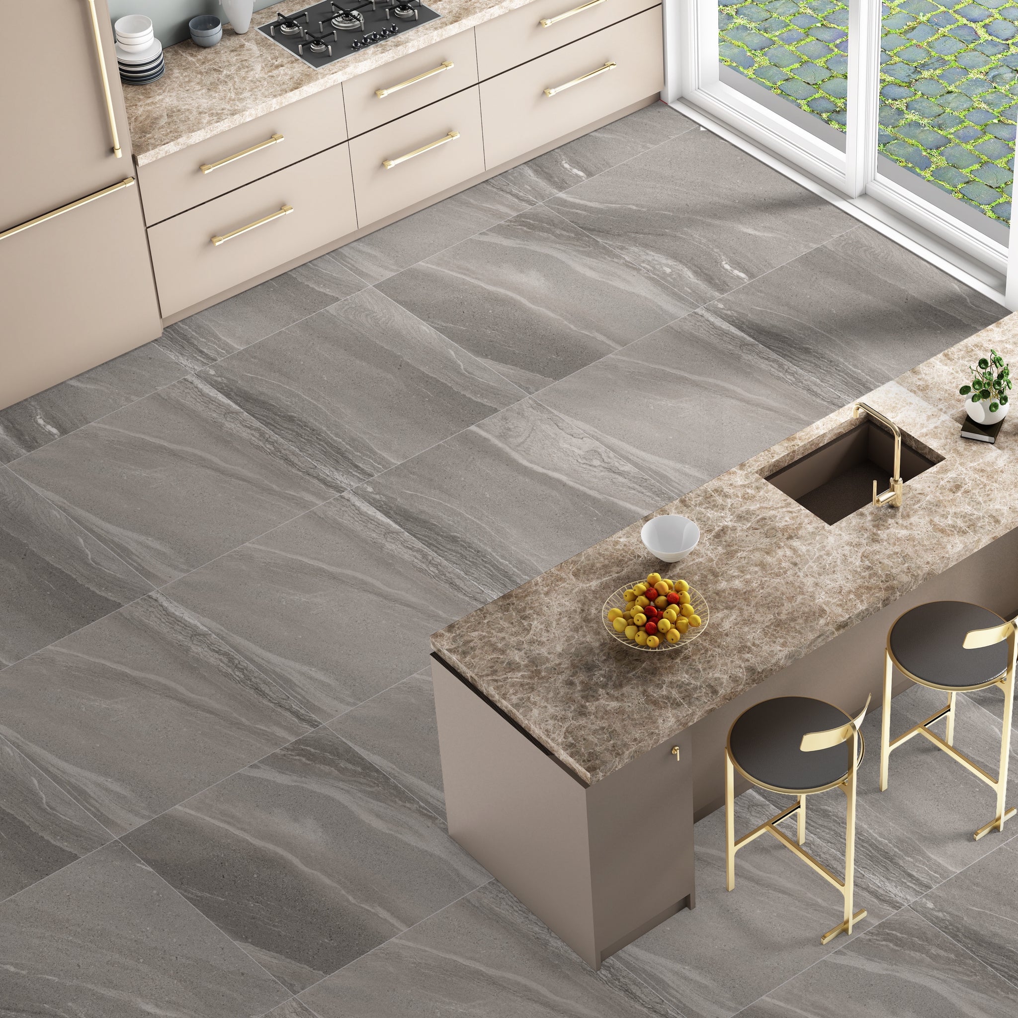 Torino Grey Rectified Tiles