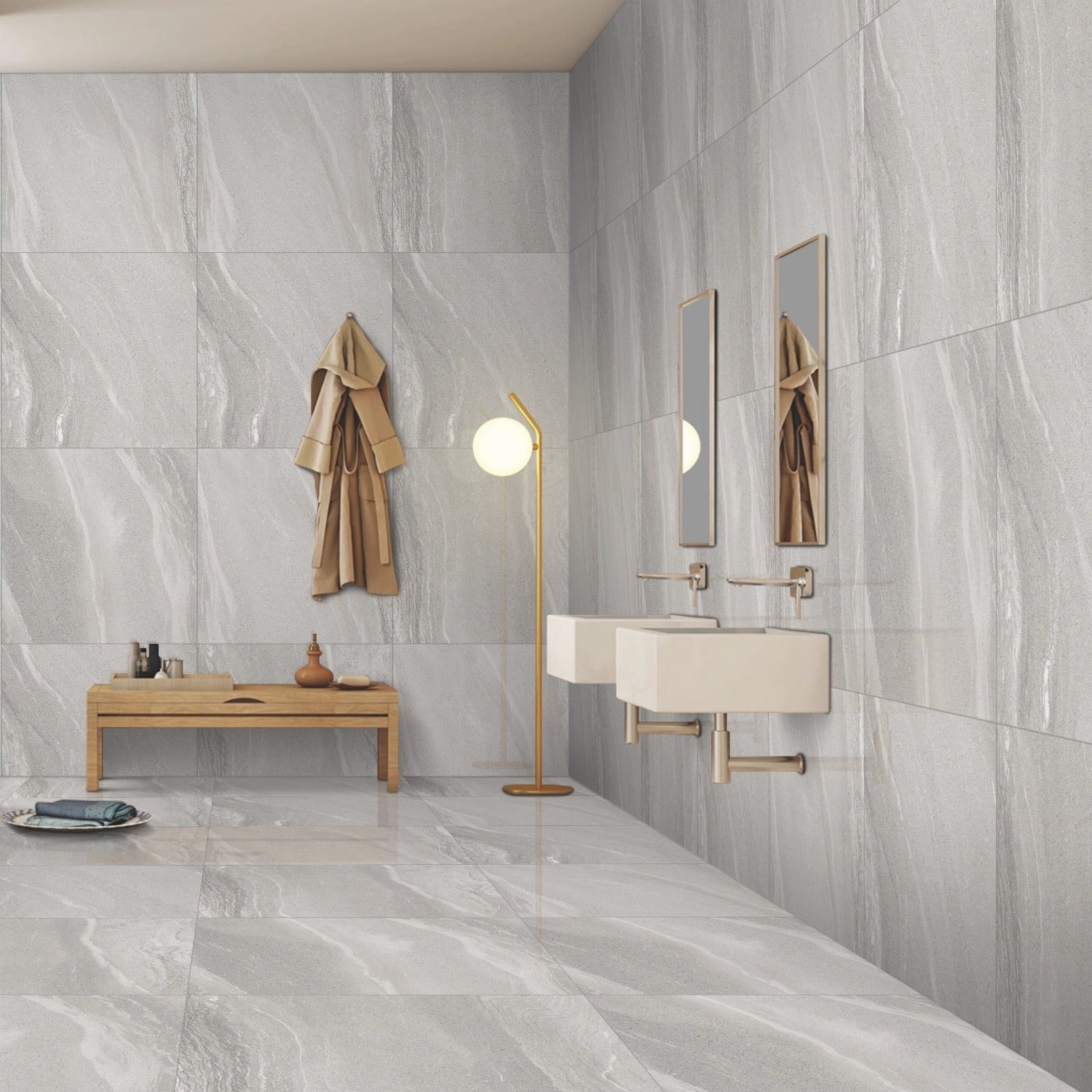 Torino Ice Rectified Tiles