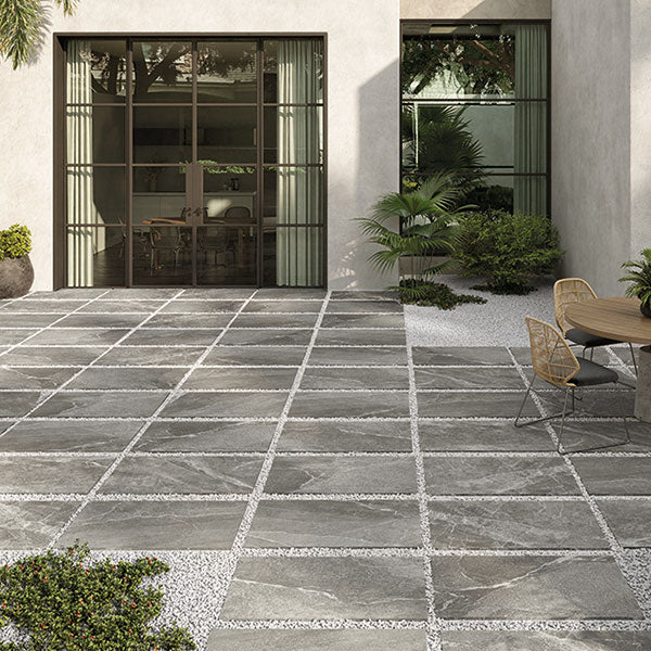 Bodo Anthracite Rectified Outdoor Tiles 60 x 90cm