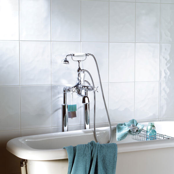 Bumpy White Gloss Ceramic Walls