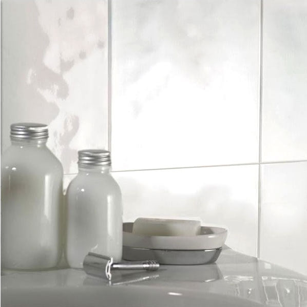 Bumpy White Gloss Ceramic Walls