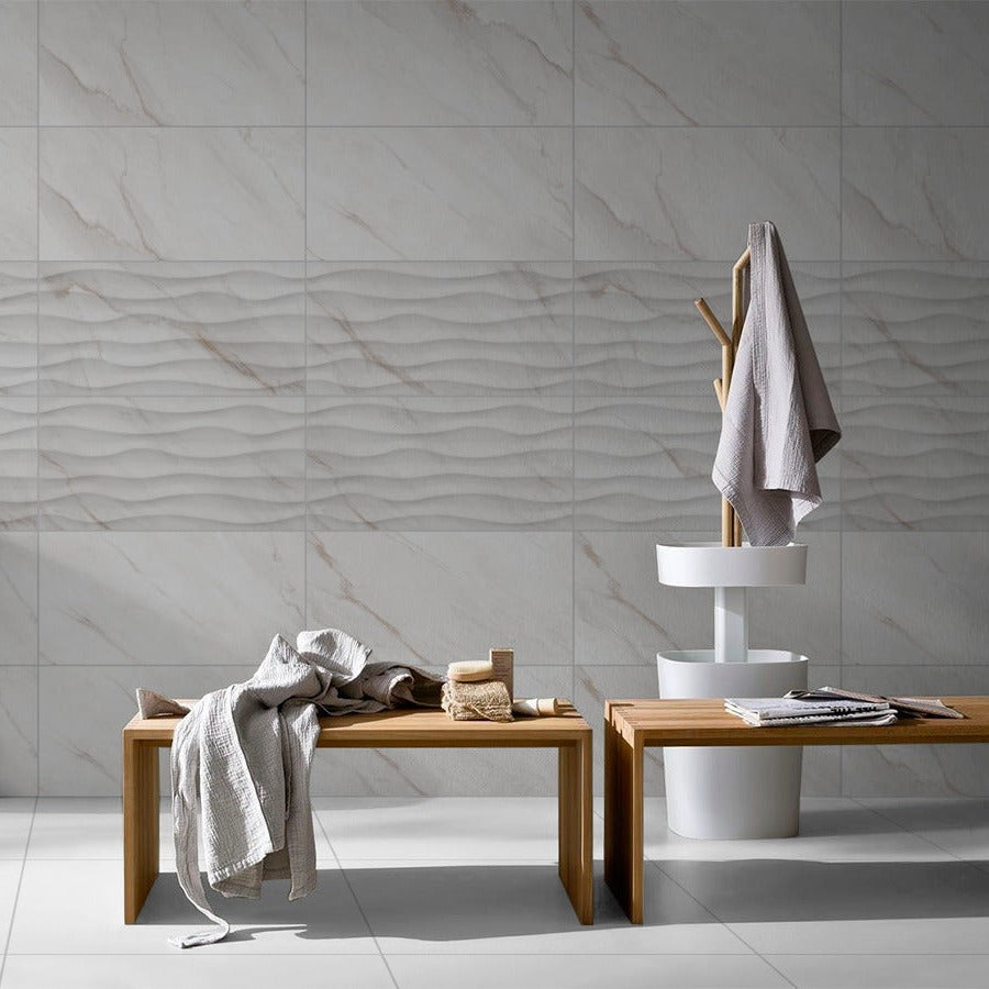 Capri Gold Relief Gloss Wall Tiles