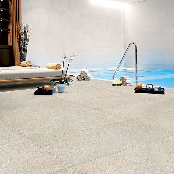 Casalgrande Amazzonia Dragon White Rectified Outdoor Tiles