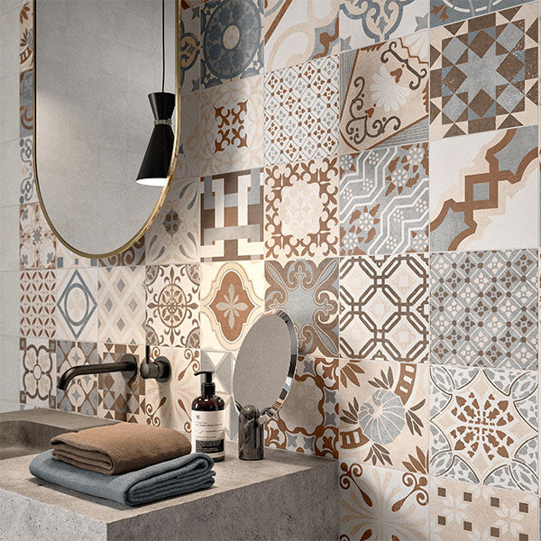 Casalgrande Cementina Multicolor Beige Tiles