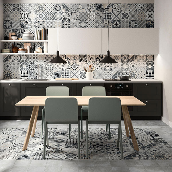 Casalgrande Cementina Multicolor Grigio Tiles