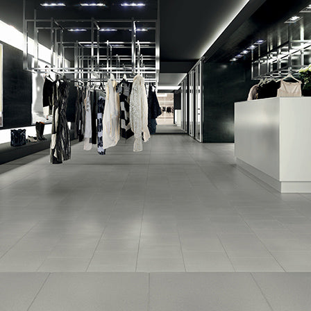 Roomset showing tiles from the Granito 1 Evo range