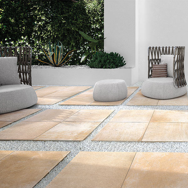 Casalgrande Pietra Baugè Beige Rectified Outdoor Tiles
