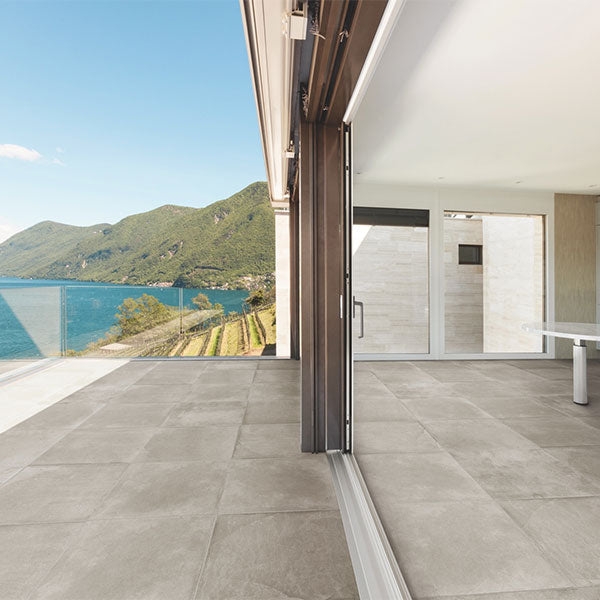 Casalgrande Pietra Bauge Grigia setting