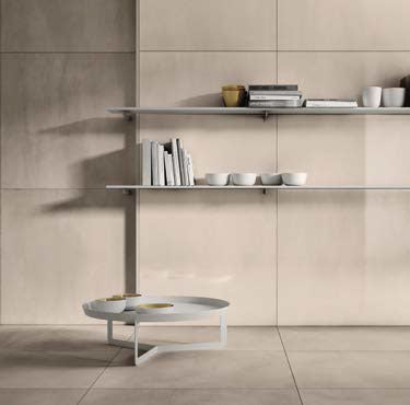 Casalgrande Steeltech Beige setting