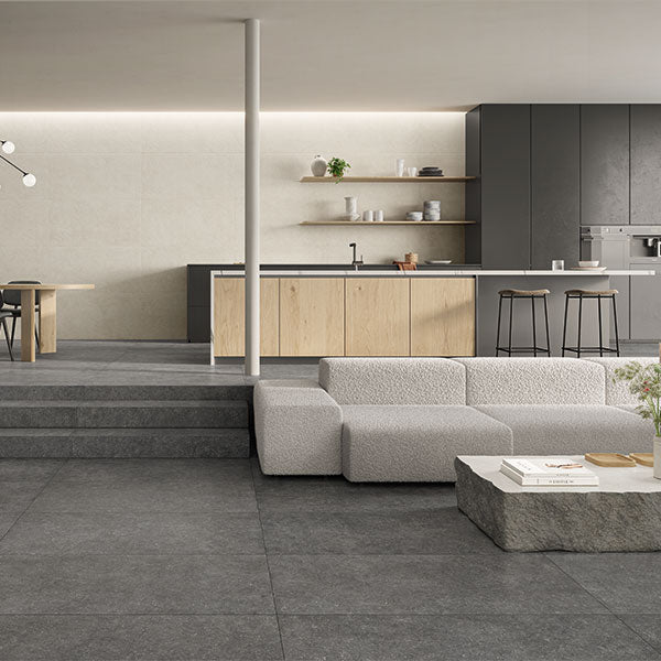 Casalgrande Stile Black tiles