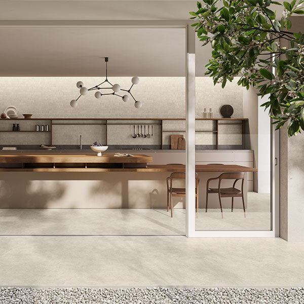 Casalgrande Stile White Smoke Rectified Outdoor Tiles