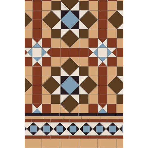 Original Style Chatsworth Pattern 6 colour (& border)