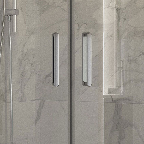 Splash Fresco 2 Door Quadrant - handles
