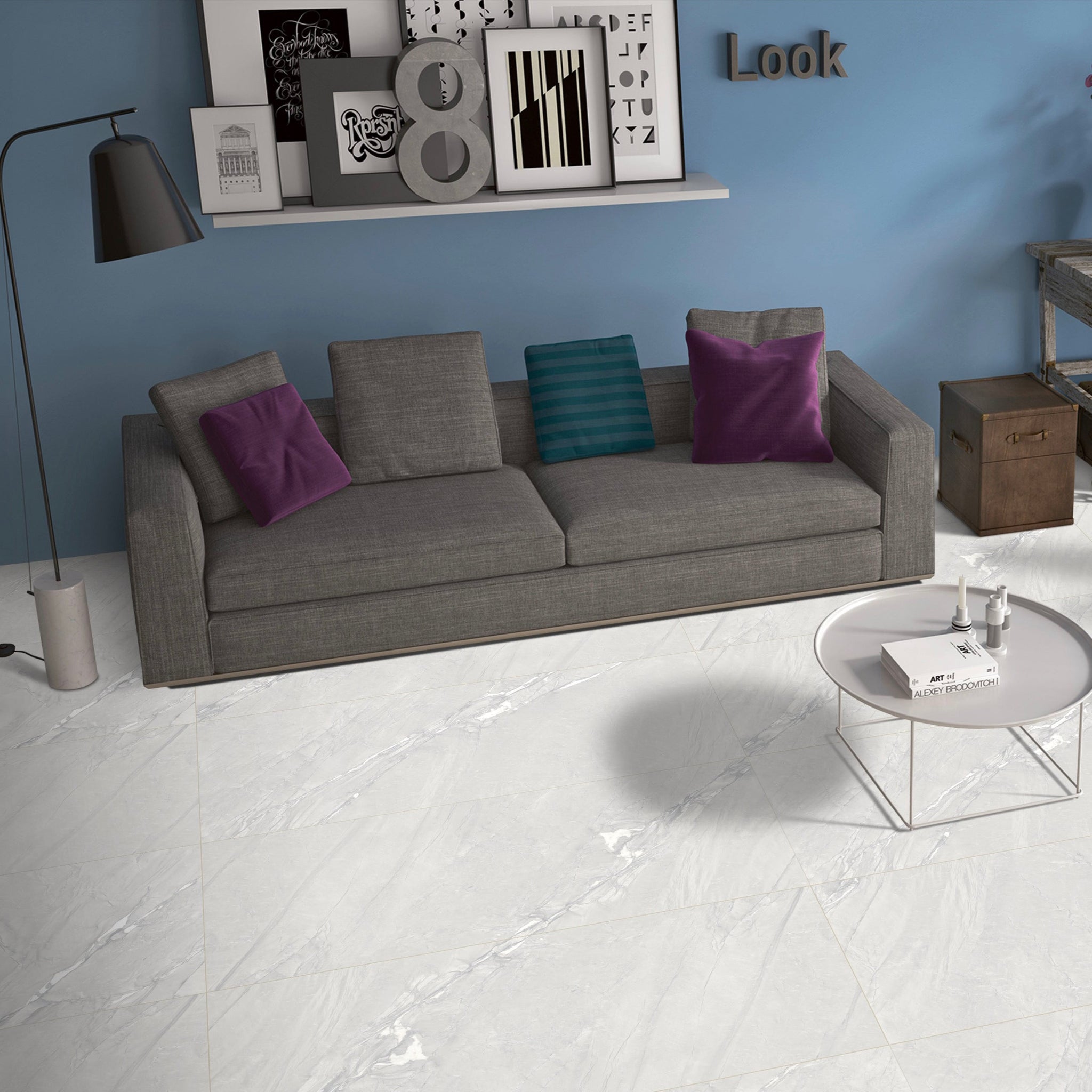 Bellini Bianco Rectified Matt Tile 60 x 120cm