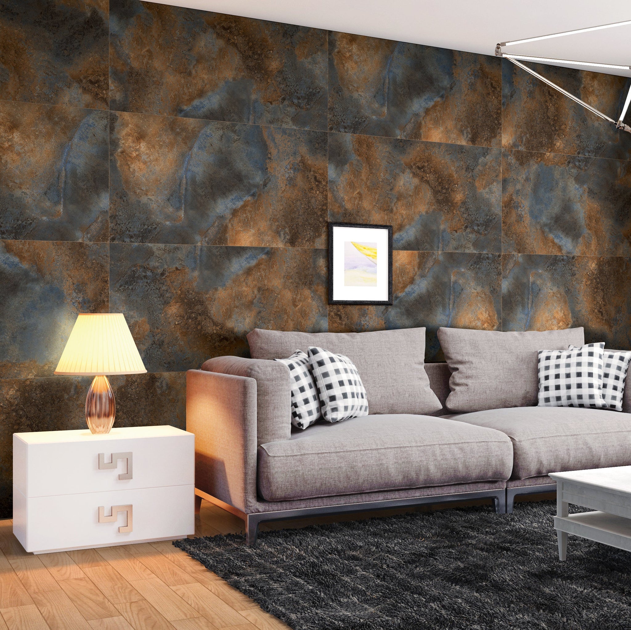 Canyon Cosmos Brown Satin Tiles