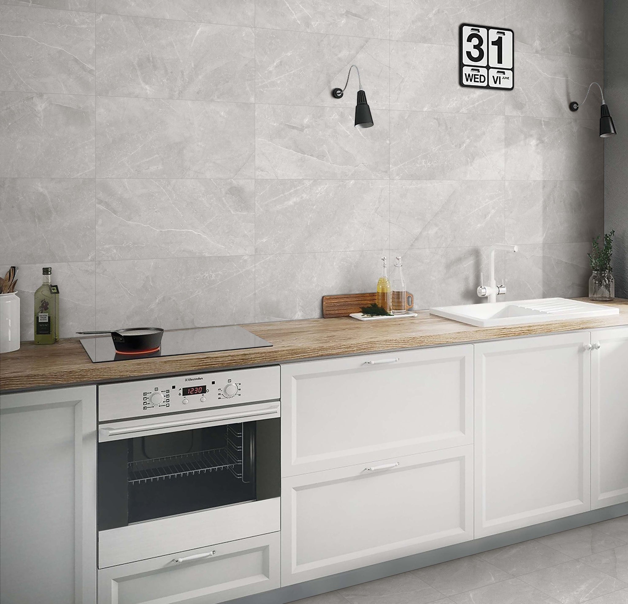 Canyon Elegant Silver Tiles