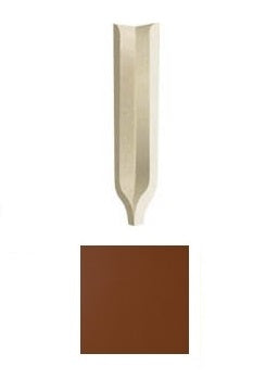 Dorset Woolliscroft Coving Internal Angle Red Tile 109 x 30mm