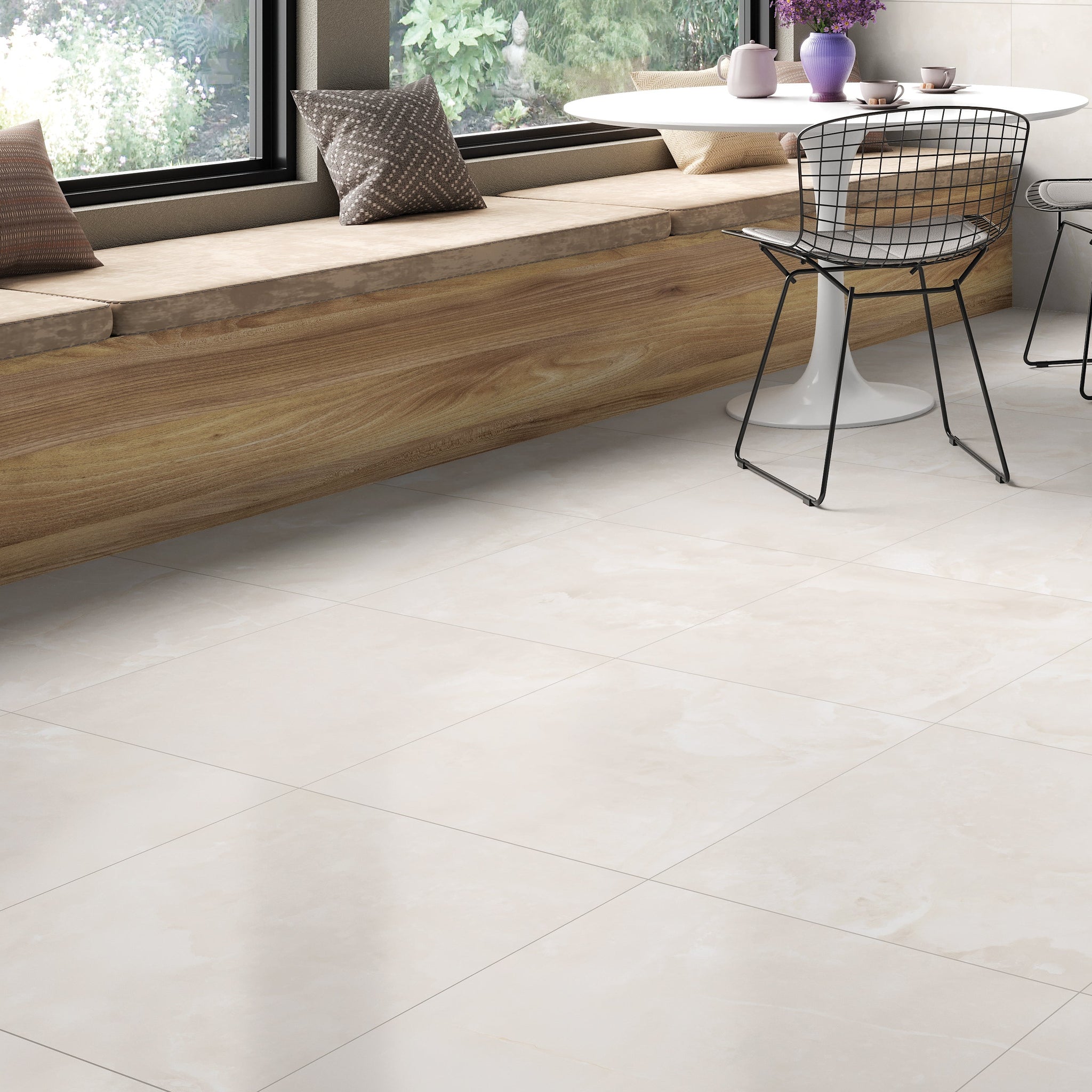 Element Beige Rectified Tiles
