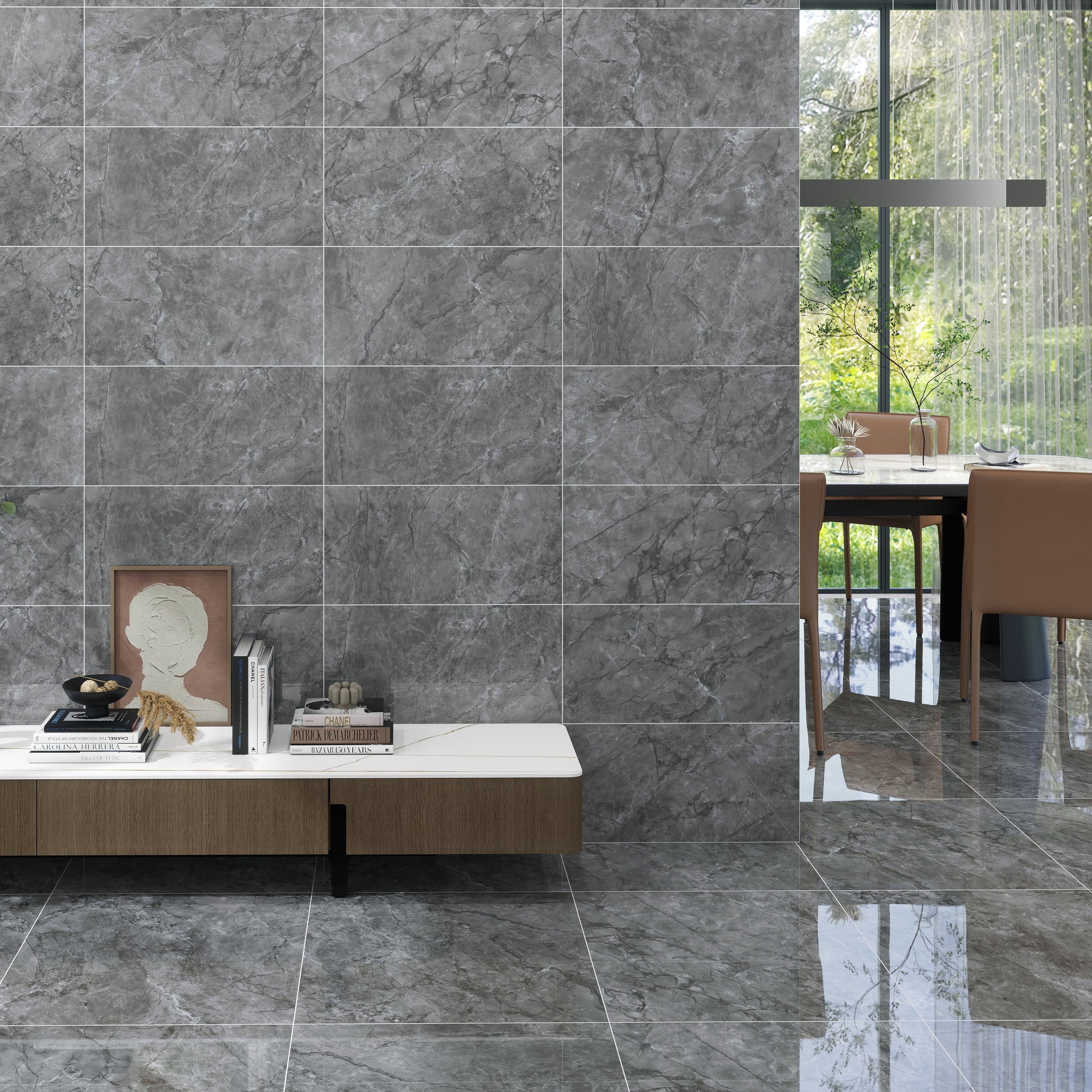 Allegro Graphite Polished Tiles