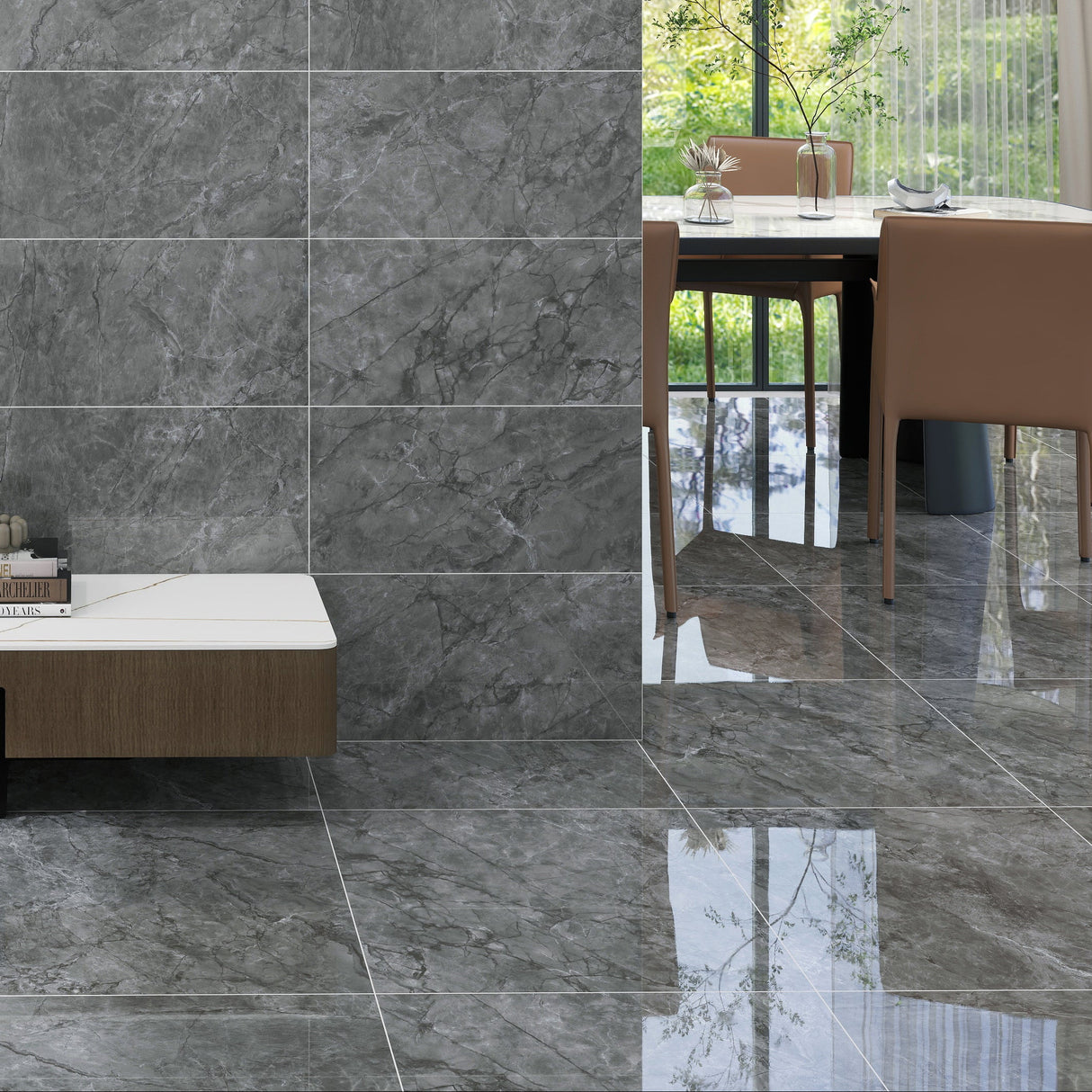 Allegro Graphite Polished Tiles