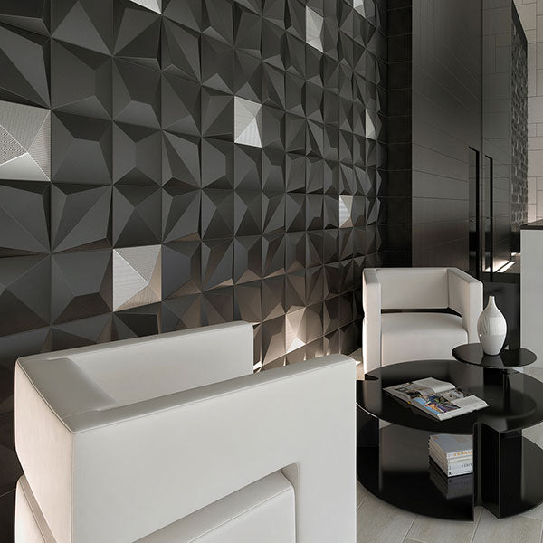 KIOTO BLACK MATT 25 x 25cm