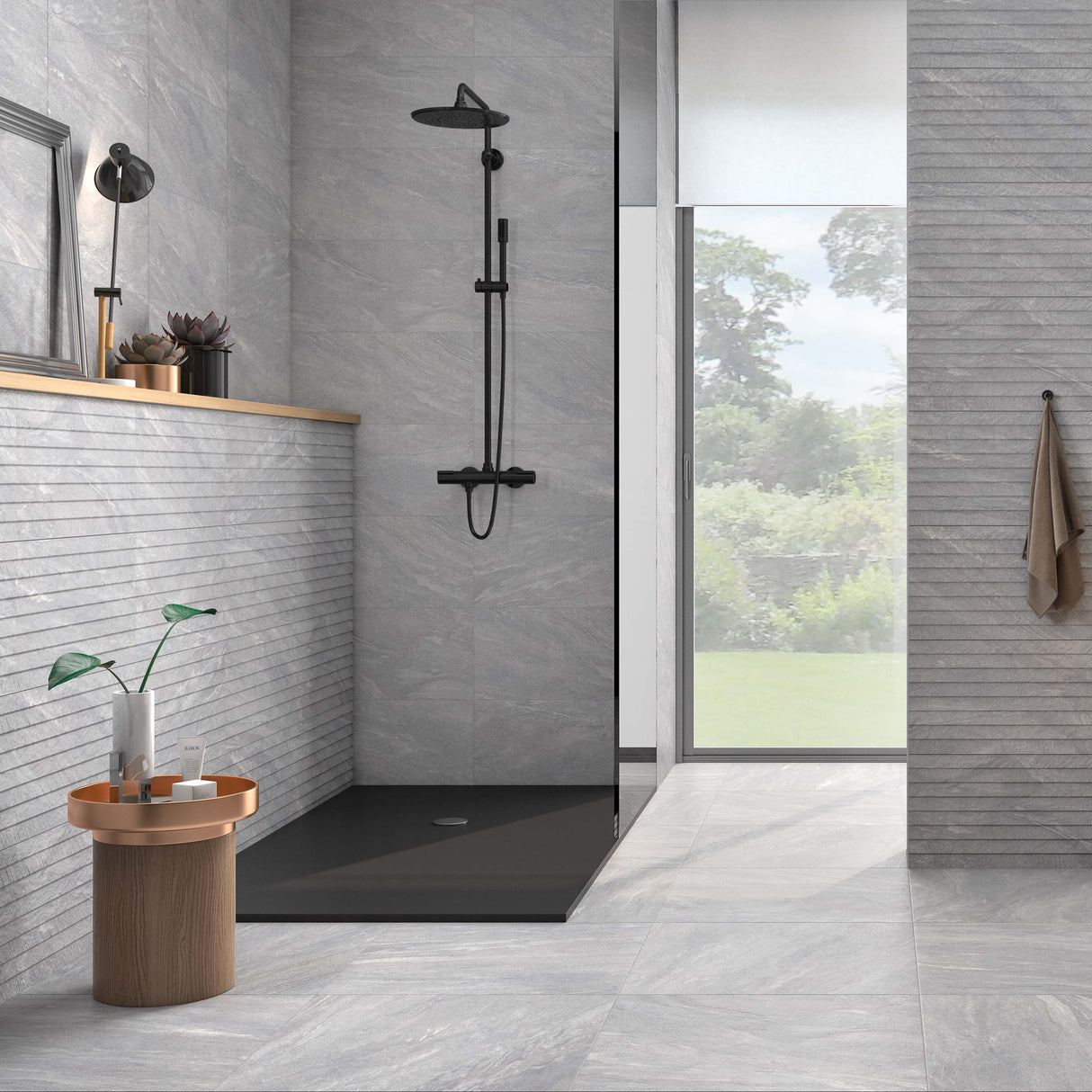 Slate Silver Matt Tiles