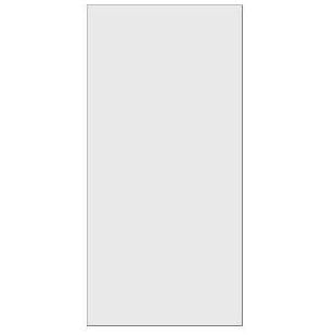 Flat Gloss Ceramic White Wall Tile 60 x 30cm