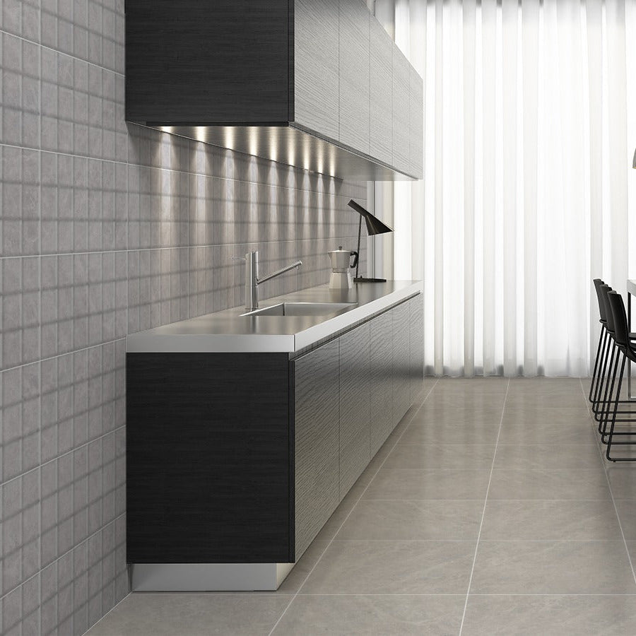 Firenze Jazz Grey Gloss Decor Wall Tiles