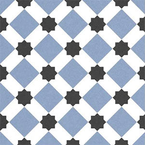 Goetan Durham Blue Tile (detail)