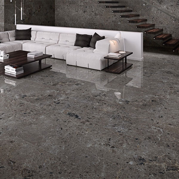 Grespania Artic Antracita Tile (smaller sizes pictured)