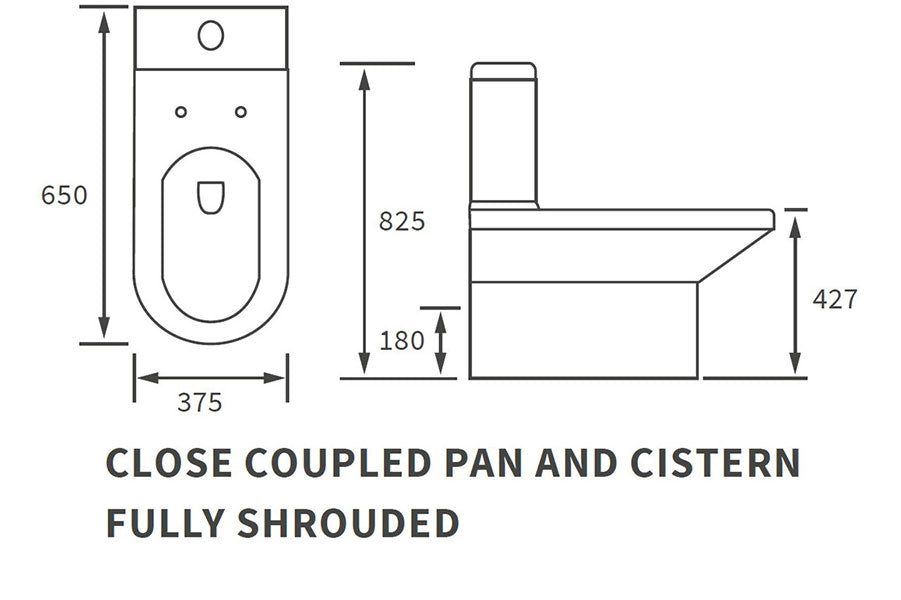 Tabo Cameo C/C Fully Shrouded WC