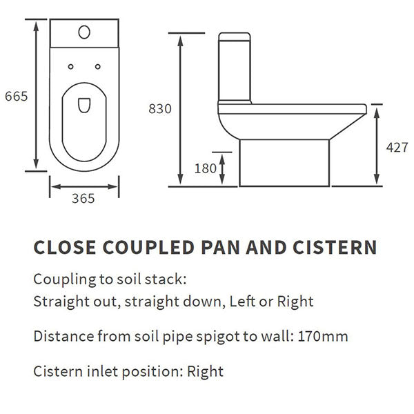 Tabo Cameo C/C Open Back WC