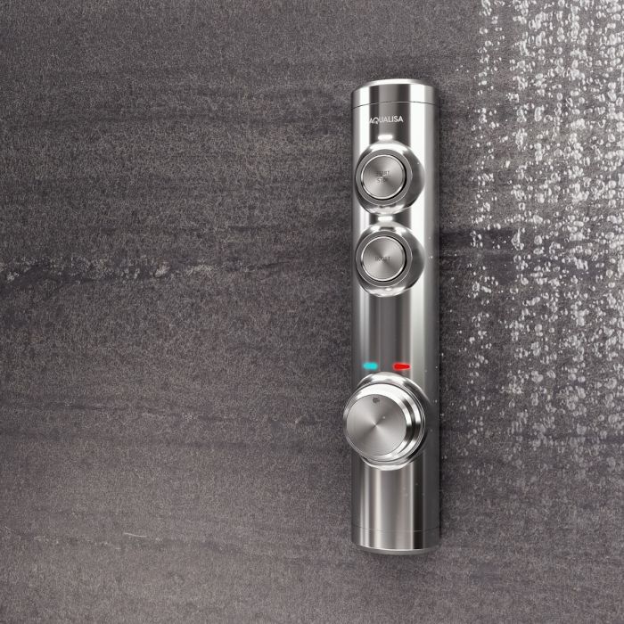 Aqualisa iSystem Smart Concealed with Adjustable and Wall Fixed Heads