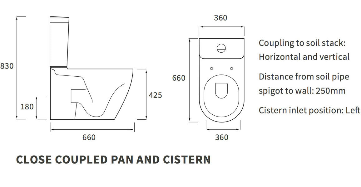 Kew C/C WC & Soft Close Seat