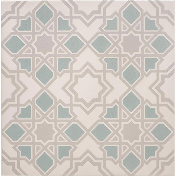 Odyssey Bolero Teal on Chalk Tile