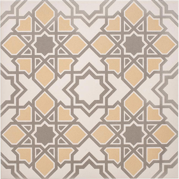 Odyssey Bolero Yellow/Stone on Chalk Tile