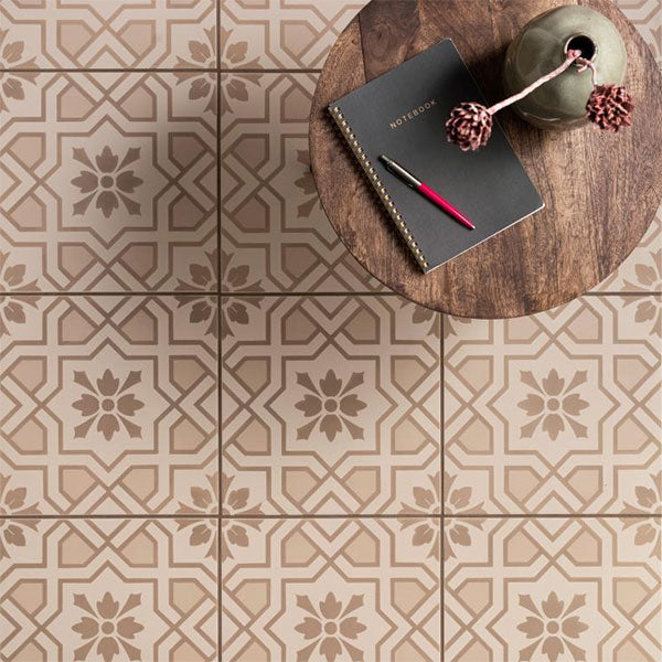 Odyssey Cotehele Taupe on Chalk Tiles