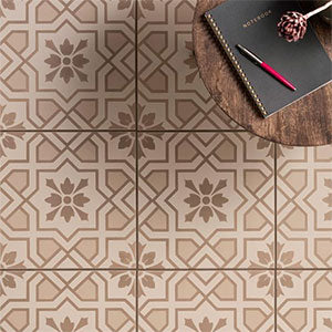 Odyssey Cotehele Taupe on Chalk Tiles