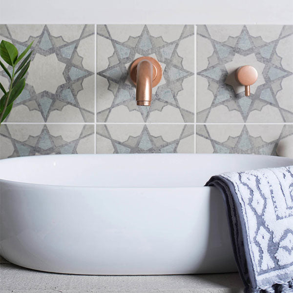 Odyssey Mezzo Soprano tiles on the walls