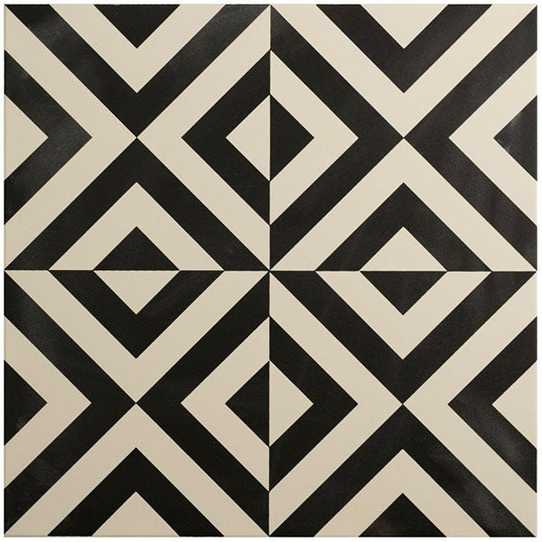 Odyssey Penshaw Black on Chalk Tile