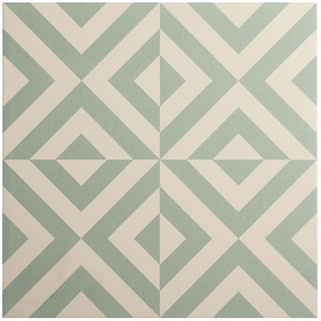 Odyssey Penshaw Teal on Chalk Tile