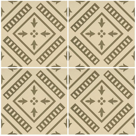 Odyssey Pompeii Dublin on White Tiles, pattern repeat